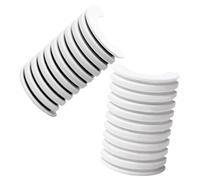 Mikikit 2 scatole Strisce Adesive per Ciglia Finte Trasparenti e Nere in Gomma Resina Autoadesive per Estensioni Ciglia Fissaggio Sicuro e Portatile per Look Professionale Tutto Giorno