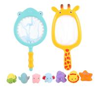 Mikikit 2 set Giocattoli da Bagno per Animali Spruzzanti e Cambiamento Colore per Ragazzi e Ragazze Gioco Educativo per Coordinazione Occhio-mano in Vasca