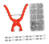 Mikikit 2 Set Installazione con cinque bottoni ad artiglio kit a scatto con strumento di presa cucire bottoni a pressione scatta kit da cucito con bottoni scatti da cucire Gel di silice