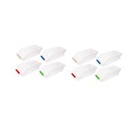 Mikikit 2 Set Per Conservazione Plastica Cassetto Con Design Ventilato Organizer Multifunzionale Per Cucina Frutta E Oggetti Colori Casuali Colore Casuale 4 Pezzi * 2