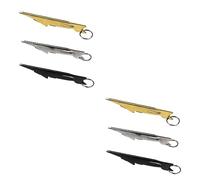 Mikikit 2 Set Strumento Per Da Con Pulitore Design Facile Da Usare Pratico Da Trasportare Per Nail Su Filo Da Stile Oro Grigio Nero 3 Pezzi * 2