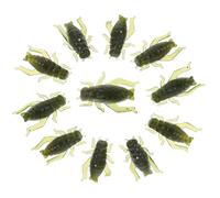 Mikikit 20 Pezzi Artificiali da Pesca Soft Lure in PVC Leggero Riutilizzabili Realistiche per Torrenti e Laghi Facili da Utilizzare per Attrezzatura