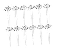 Mikikit 20 Pezzi Fermagli per Sposa con U Shape Decorazione Breath per Acconciature Cinesi Accessori Eleganti per Matrimoni e Cerimonie