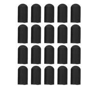 Mikikit 20pezzi Pz Punte in Silicone per Sordina Smorzatori per Bacchette Accessori per Esercizi Silenziosi Protezioni per Punte di Strumenti Foro
