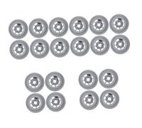 Mikikit 20pezzi Ruote Per Lavastoviglie Accessori Compatibili Con Facili Da Installare Alta Durabilità e Resistenza All Usura Ruote Per Inferiore