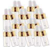 Mikikit 20pezzi Vuoto Piccolo Contagocce Ricaricabile Pipetta Contagocce Resistenti All Usura Per Profumo Tenuta Stagna