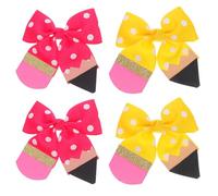 Mikikit 2paia Forcine per Capelli Fiocco Grande per Bambine Completamente Foderate Antiscivolo Accessori per Capelli Fiocco per Ragazzo Ragazza Ragazzo Ragazza Piccoli e Adolescenti