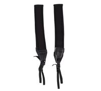 Mikikit 2pezzi Cinghia Per Binocoli e Fotocamere Cinghia Larga Per Spalle e Collo Connettore Incluso Design Semplice e Pratico Nero