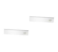 Mikikit 2pezzi Computer Monitor Sticky Storage Board Organizzatore Adesivo Trasparente per Scrivania Memo Pad Porta Accessori per Occhiali Penne e Piccole Cose