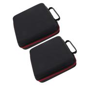 Mikikit 2pezzi Custodia per Microfono Wireless Portatile Unità Costruzione in Eva Struttura da Viaggio Leggera Metodo di Recupero Rapido Tasca in Rete per Cavi e Accessori
