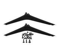 Mikikit 2pezzi Gambe di Ricambio per Supporto Tv Base Stabile in Rinforzato Supporto per Schermi Piani 60/65 Pollici Installazione Rapida senza Attrezzi per Soggiorno e Camera