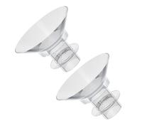 Mikikit 2pezzi Inserti Flangiati in Silicone Flessibile Per Tiralatte Di Inserti Lavabili e Riutilizzabili Sicuri e Resistenti
