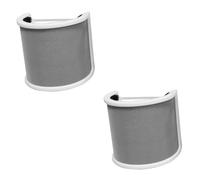 Mikikit 2pezzi Microfono Filter u Shape Con Windscreen Antivento e Antispruzzo Accessorio Versatile Per Registrazioni Chiare e Riduzione Rumori Compatibile Con Microfoni Condensatore e