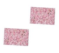 Mikikit 2pezzi Photo Backdrop Flower Wall Fabric for Weddings and Parties High Resolution Non-fading for Photography and Event Decoration