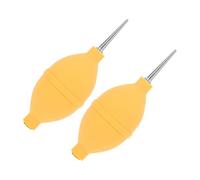 Mikikit 2pezzi Soffiatori Aria Per Pulizia Lenti e Tastiere Strumenti Compatti Per Rimuovere Polvere Da Fotocamere Elettronica e Superfici Sensibili Facile Controllo Del Flusso Aria