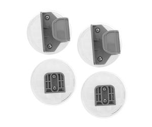 Mikikit 2set Accessori per Box per Ragazzo Ragazza Ragazza Base in Plastica Stabilizzatore Kit di Ricambi Supporti Fissi Piastre di Giunzione Pezzi Adattatori Raccordi di Espansione