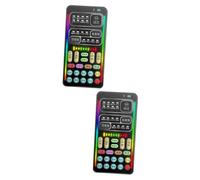 Mikikit 2sets Mini Sound Card Compact Voice Changer Per Live Streaming e Registrazioni Facile Da Usare Compatibile Con Telefono e Computer Effetti Sonori Regolabili e Riduzione Del Rumore