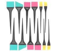 Mikikit 2sets Pennelli per Tintura Capelli in Silicone e Pettini Spazzole per Applicazione Colore Strumenti Professionali per Tintura Fai da Te e Salone Kit di Completo per Capelli