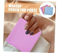 Mikikit 3 pezzi Cosmetiche Piccole Viaggio con Chiusura Automatica Squeeze Top Pochette Portatile per Adatte per e Ragazza Organizer Compatti per Lipstick Monete e Auricolari