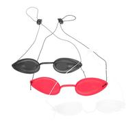 Mikikit 3 pezzi Occhiali Protettivi per Occhiali Protezione Luce UV per Macchine Bellezza Maschera Occhi per Spiaggia e Casa Protezione UV