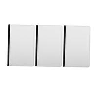 Mikikit 3 pezzi Portafogli Porta Passaporto in Pelle PU Nero Organizer Documenti da Viaggio con Ampia Capacità e Multi Tasche Custodia Protettiva per Carte di Credito e Documenti