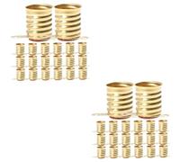 Mikikit 3 Set Supporto Per Lampada A Vite E10 Presa Watt Guidato Base Della Lampada Lampadina Portalampada Per Indicatori Di Direzione Base Per Lampadine Tutto Bronzo 20 Pezzi * 3
