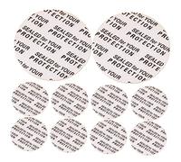 Mikikit 300 pezzi Sicurezza per Bottiglie e Barattoli Guarnizioni Autoadesive Trasparenti per Tappi Tenuta Alta Pressione Perdite Compatibili con Contenitori Varie per Vasetti e Bottiglie