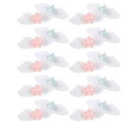 Mikikit 30pezzi Fermagli per Capelli Forma di Ala Stelle per Donne e Ragazze Accessori Decorativi Eleganti per Feste Matrimoni Danze Presa Salda e Colore Brillante