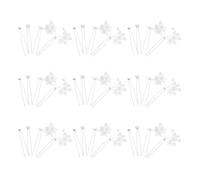 Mikikit 36pezzi Forcine per Capelli Fiori di Strass e Perle Finte Forcina per Capelli Forma di U per Sposa Damigella d Onore Matrimonio e Eventi Formali