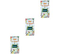 Mikikit 3pezzi Banner Decorativo Back to School Per Scolastiche Sfondo Per e Decorazioni Aula Riutilizzabile e Facile