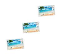 Mikikit 3pezzi Sfondo Fotografico Per Studio Per Paesaggio Costiero Decorazione Per Fotografici e Video