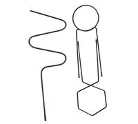 Mikikit 3pezzi Traliccio da Giardino in Metallo per Piante Rampicanti Supporto per Piante in Vaso Fioriera Decorativa Contemporanea da Interno