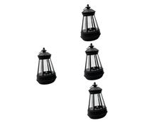 Mikikit 4 Lanterne A Forma Di Animale Da Giardino Per Esterni Decorative Per Vialetti Luci Vintage Lanterne Sospese Luci Da Resistenti Alle