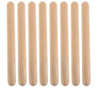 Mikikit 4 paia Ritmici Legno Naturale per Educazione Musicale Strumenti Percussione Interattivi per Attività Scolastiche per Sviluppare Abilità Musicali Nei