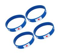 Mikikit 4 Pezzi Bracciale in silicone braccialetti per palestra band da polso braccialetti vip per eventi bracciali per l'allenamento bracciali uomini produzione di bracciali Gel di silice