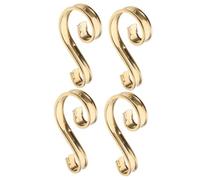 Mikikit 4 Pezzi in Acciaio Inossidabile Decorazione di Recinzione Europea Decorazione A Forma di Scala A Forma di Scale Decorazione in Acciaio Inossidabile Ornamenti Decorazioni Fascino
