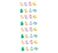 Mikikit 4 Set Dinosauro Bonsai Piccolo Arredamento Decorazioni Minuscolo Artigianato in Resina Bonsai Figurine Di Mini Dinosauri Figurina Di Dinosauro 8 Pezzi*4