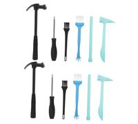 Mikikit 4 set Strumenti per Kit Estrazione Gemme con Martello Scalpello Educativo per Esplorazione e Sviluppo Motricità Fine
