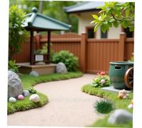 Mikikit 4pezzi d Artificiale in Miniatura Per Modellismo Scenari Statici Paesaggi Ferroviari Terre Giardini Delle Fate Layout Sabbia