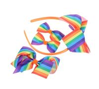 Mikikit 4pezzi Fasce Per Per Del Pride Fasce Per Per Donne e Ragazze Per Parata Tessuto Morbido e Confortevole Per Feste e Cerimonie