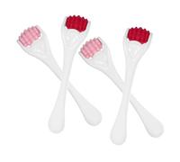 Mikikit 4pezzi Rullo Massaggiante in Silicone Pz Rullo per Massaggio Facciale in Silicone per Occhi Mini Massaggiante