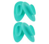 Mikikit 4pezzi Spazzola in Silicone Per Pulizia Viso Scrubber Manuale Forma Di Guanto Due Lati Punti Salienti Diversi Per Esfoliazione e Pulizia Leggera e Portatile Per Uso Quotidiano e Vi
