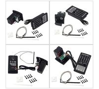 Mikikit 4t Preamplificatore Piezoelettrico Per Chitarra Con Equalizzatore Eq Bande Accordatore Lcd Integrato e Controllo Volume Per Chitarra Acustica Ed Elettrica