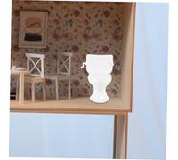 Mikikit 5 Accessori Bagno Miniatura Colorati e Leggeri Vasino Realistico per Decorazione Scene Bagno Doll House
