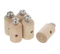 Mikikit 5 pezzi Kit Tasti Sordina Pianoforte Verticale in Legno e Metallo Accessori Ricambio Piano per Riparazione e Manutenzione Installazione Facile e Resistente