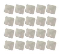 Mikikit 50 Pezzi Di Ricarica Duster Abs Spine Per Prese Elettriche Spine Bianche Per Prese