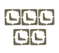 Mikikit 50 Pezzi Protezioni Angolari Vintage in Metallo Antico per Libri, Album e Quaderni, Copertura Protettiva Decorativa in Ferro per Bordi e Angoli, Accessori Artigianali per