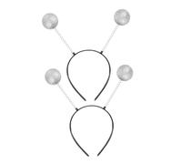 Mikikit 5pezzi Fascia Per Capelli Antenna Marziana Per Ragazza Fascia Per Capelli Aliena Da Donna Per Glitter Per Feste Di Halloween