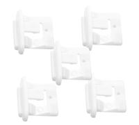 Mikikit 5pezzi Rack Slide End Cap Per Lavastoviglie Clip Fissaggio Accessorio Resistente e Facile Installare Compatibile Lavastoviglie