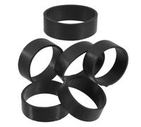 Mikikit 6 Pezzi Cintura Subacquea Pesi in Gomma Nera per Imbracatura da Sub, Cinturino Resistente per Zaino Subacqueo, per Immersioni e Movimento Ridotto Sott'Acqua